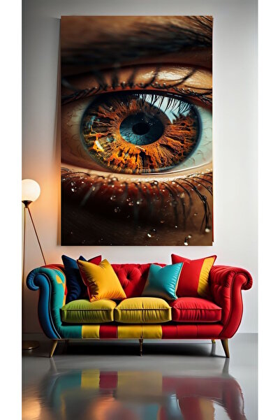 özkacar OCHIUL ESTE OGLINDA INIMII V2 Tablou decorativ pe pânză pentru casă, ...