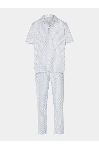 Hanro Ανδρικές Πιτζάμες 75766 Λευκό