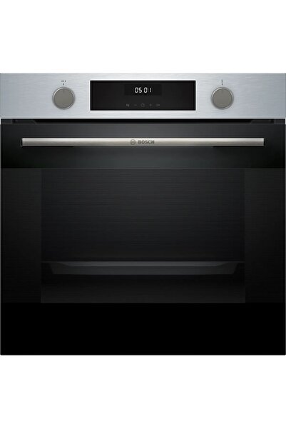 Bosch Siyah 3 lü Ankastre Set (HUA717BR0T-POP6C6P30O-DWK63PJ60T(61T) )-Buhar Destekli-Fırın Matı ile