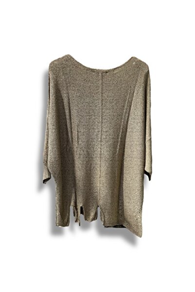 SUMEF Γυναικεία μπλούζα πλεκτό μερσεριζέ oversize | Casual τουνίκ | Συμβατό με μέγεθος 38-52