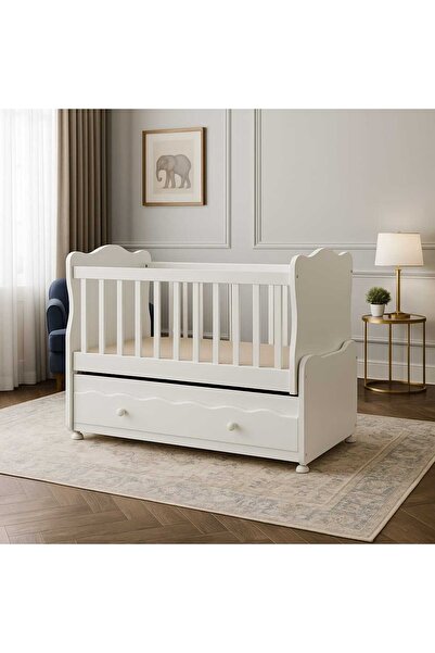 alfafe home Çekmeceli Lüx Bebek Beşiği – Modern, Güvenli ve Fonksiyonel Tasarım