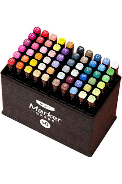M&G Online M&G art marker with 2 heads, 60 pcs/display