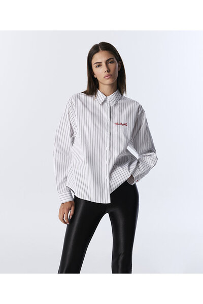 Twist NAKIŞLI ÇİZGİ DESEN GÖMLEK