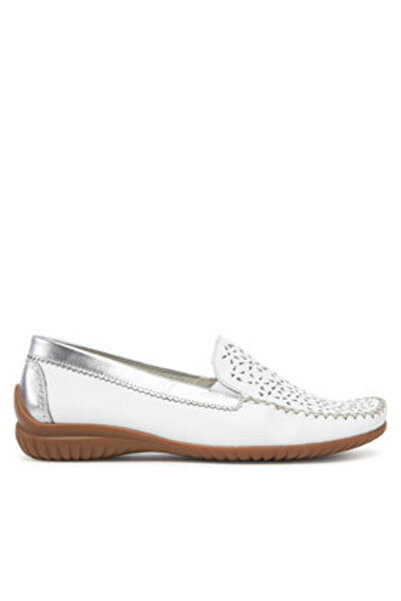 GABOR γυναικεία μοκασίνια 66.094.51 λευκά