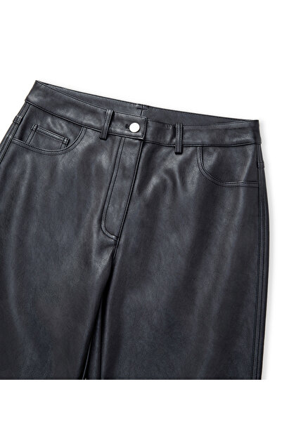 İpekyol Leather-Look Trousers