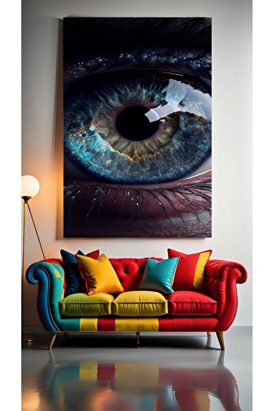 özkacar OCHIUL ESTE OGLINDA INIMII V1 Tablou decorativ pe pânză pentru casă, ...