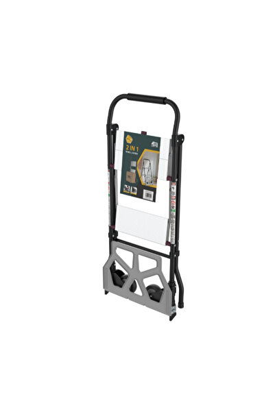 HONEYBEE 2-in-1 Foldable Trolley with Step Ladder