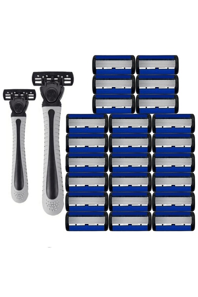 Choice3 2 holder 24 blades Razor Classic 6 Layer Safety Razor for Mens Shaving&Womens Hair Removal Shaving