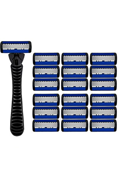 Choice7 1 holder 18 blades Razor Classic 6 Layer Safety Razor for Mens Shaving&Womens Hair Removal Shaving