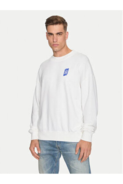 Replay Ανδρικό Φούτερ M6993 .000.23758 Λευκό