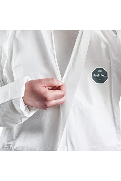 Dupont Proshield 60 Laminated Disposable Chemical Resistant Protective Coverall L