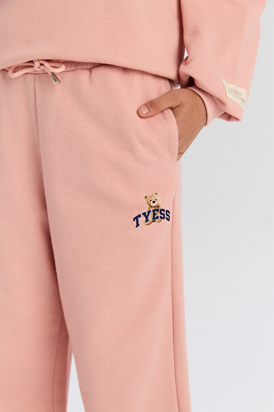Tyess Girls Powder Tracksuit Bottoms
