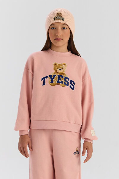 Tyess Girls Powder Tracksuit Bottoms