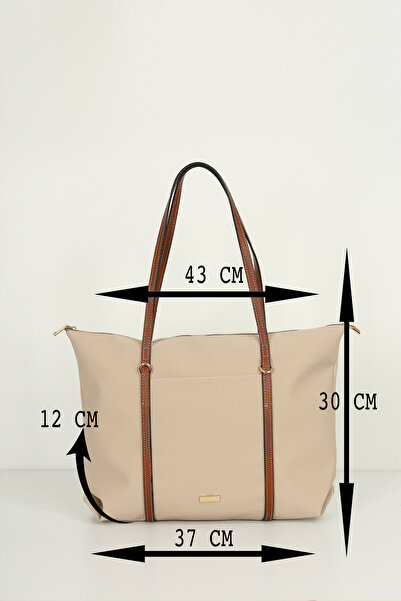 change time Geantă de umăr - Bej - Articol indisponibil