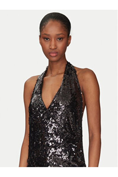 Haveone Γυναικείο Φόρεμα Κοκτέιλ AGE-M104 Μαύρο