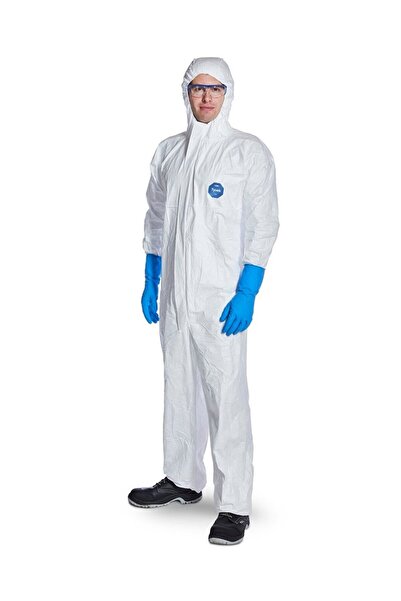 Dupont Tyvek ®   500 Xpert Hooded Chemical Protective Disposable Coverall 2XL