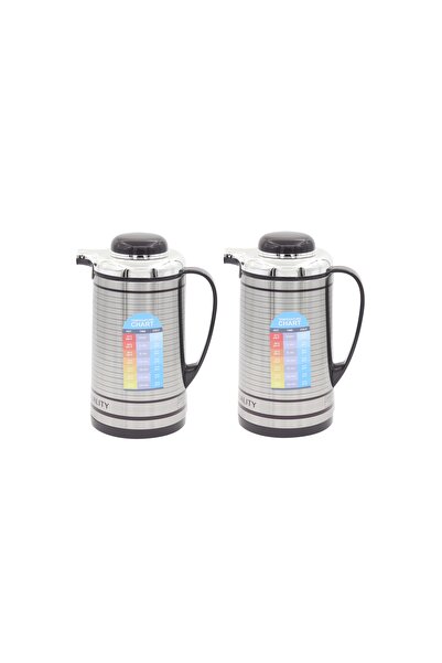 Dinex Sahari Vacuum Insulated Hot or Cold Flask, 1000 ml, Set of 2