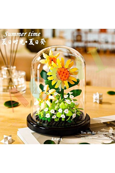 Choice8 7232 Diy Micro Flower Building Blocks Mini Bricks Particles Eternal Life Flowers Home Decoration Ass