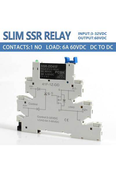 choice2 SSR DC-DC C2 FCGK DC control AC 6A slim interface solid state relay m...