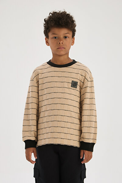 Nebbati Boys Striped Sweatshirt