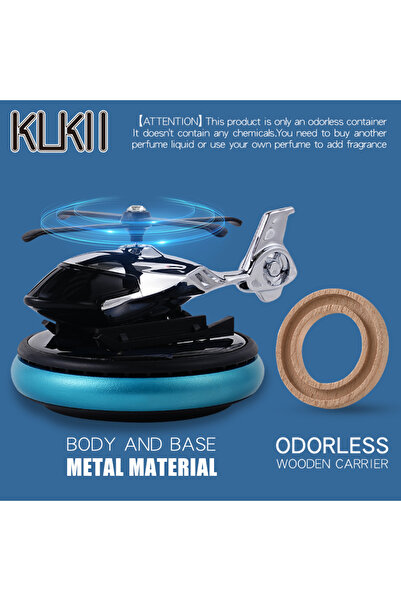 Choice1 Metal Blue Odorless DIY Perfume Odorless car ornaments solar powered ...