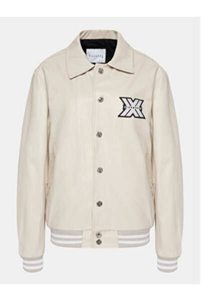 Richmond X Ανδρικό Δερμάτινο Μπουφάν UMP24221GB Μπεζ