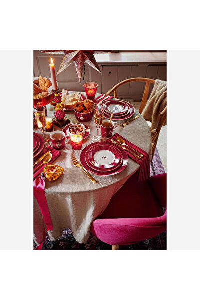 Pip Studio Love Birds Kırmızı Porselen Kahvaltı Tabağı 21 Cm