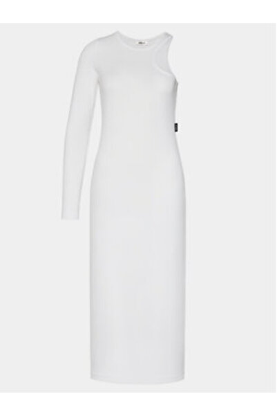 Replay Γυναικείο Πλεκτό Φόρεμα W9074 .000.23587 Λευκό