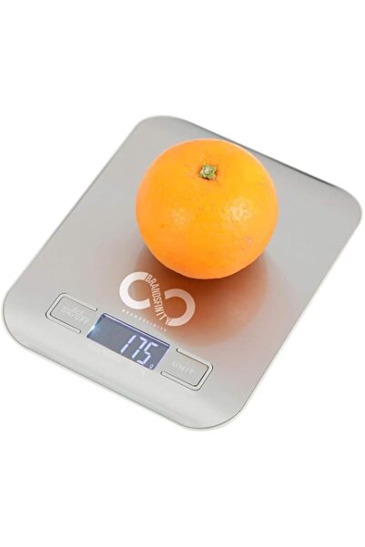 Generic ميزان مطبخ رقمي من BRANDSFINITY مزود بزر لمس، ميزان طعام متعدد الوظائف بشاشة LCD كبيرة