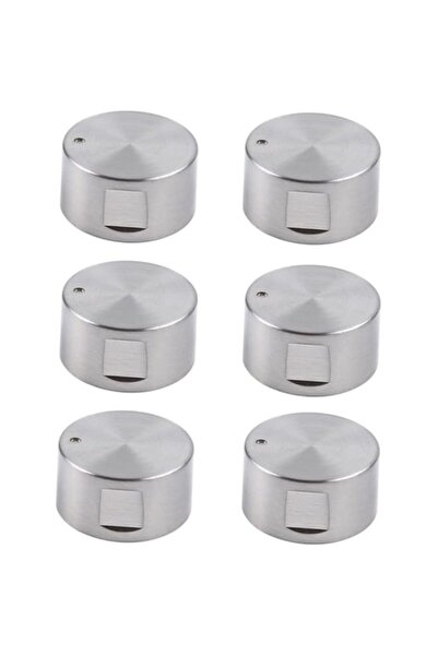 Generic LINYYDS 6 قطع مقبض موقد غاز 6 مم مقابض موقد غاز معدنية مقابض فرن موقد مقابض تحكم محولات فرن