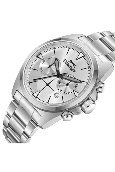 Slazenger Men's Multifunction Silver Dial Watch - SL.9.2527.2.02