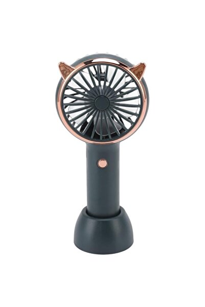 Generic مروحة صغيرة محمولة على شكل آذان قطة من سوراندي، صغيرة الحجم، طاقة ريا...