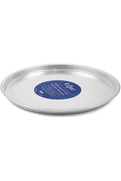 Generic صينية كنافة الومنيوم دائرية غامضة، مقاس 50 سم، فضي