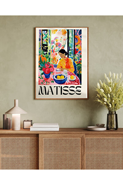 Tuba Decor Tablo dintr-o singură bucată cu rame din lemn pentru sufragerie, s...