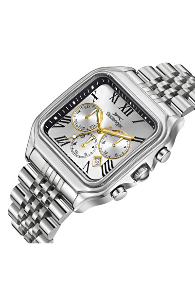Slazenger Men's Multifunction Silver Dial Watch - SL.9.2547.2.05