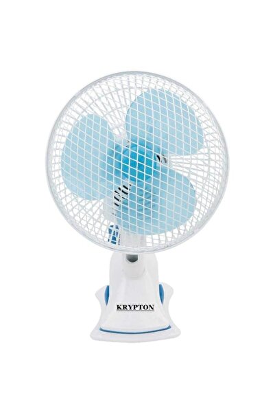 Generic Krypton 8-Inch Table Fan - 2 Speed Settings with Oscillating/Rotating and Static Feature - Electric