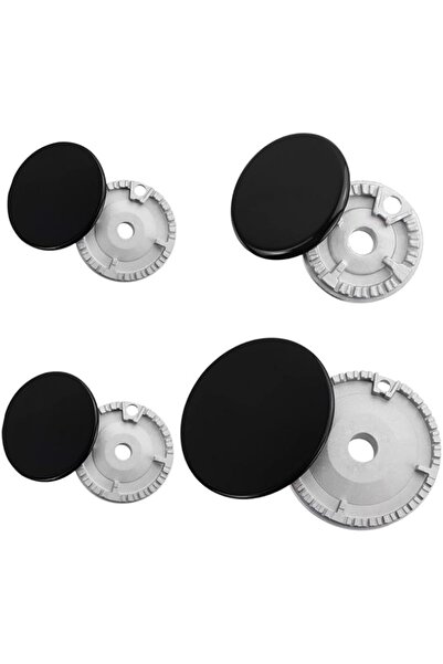 Generic طقم غطاء بديل لموقد الغاز المحمول العالمي، مناسب لمعظم مقابض المواقد، مصنوع من قطعة معدنية عالية الجودة