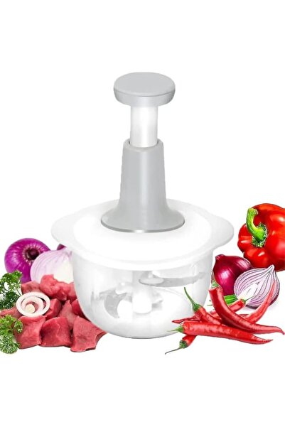 Generic Timber Kitchen hand press manual vegetable chopper Mixer Cutter for Onion, Salad, Tomato, Garlic, La