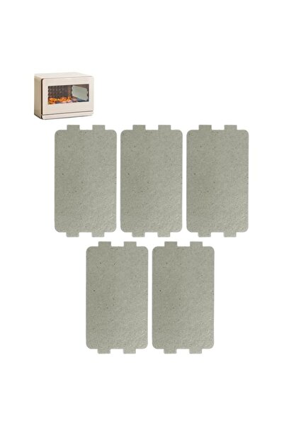 Generic Excefore Waveguide Cover, 5Pcs Universal Microwave Oven Mica Plate Sheet, 117mm X 64mm, Replacement