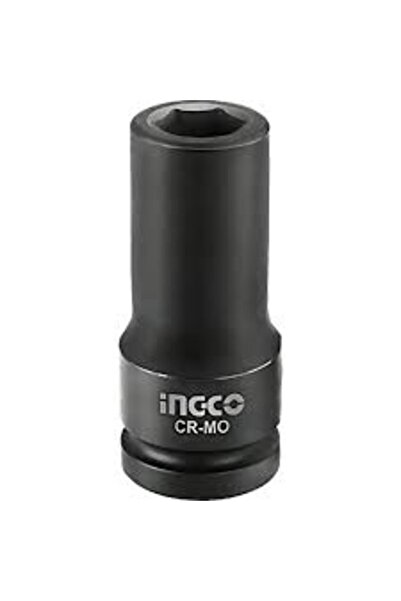 Ingco مقبس تأثير عميق 1/2 بوصة HDIS12211L مقبس احترافي عالي التحمل من فولاذ ا...