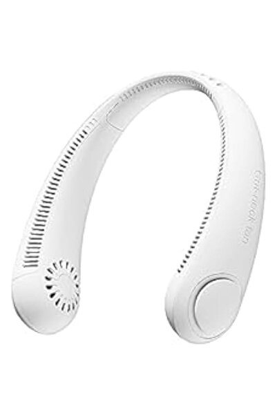 Generic مروحة رقبة محمولة ABSKRYO، تبريد بدون شفرات، وقت عمل 8 ساعات، تصميم س...