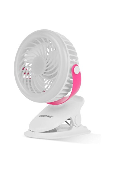 Generic Geepas GF21137 Rechargeable Clip Fan with Light | 2-in-1 | Two Quiet Speeds with 7 Hours Continuous