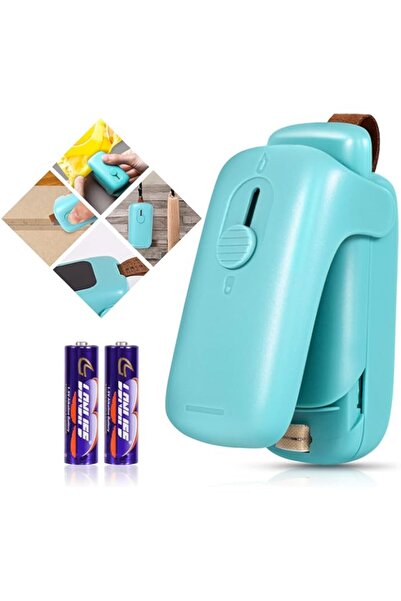 Generic ROMSTO Mini Bag Sealer, Handheld Heat Vacuum Sealer, 2 in 1 Sealer and Cutter with Lanyard, Portable