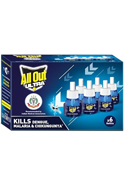 Generic مروحة All out Ultra Power+ (عبوة من 6 عبوات قابلة لإعادة التعبئة)