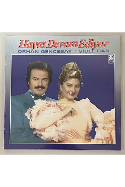 KervanPlak Orhan Gencebay Sibel Can Hayat Devam Ediyor Lp Plak (Jelatininde Sıfır Plak)