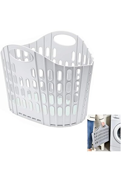 Generic سلال غسيل أنتول، سلة غسيل بلاستيكية قابلة للطي، سلة ملابس مقاومة للما...