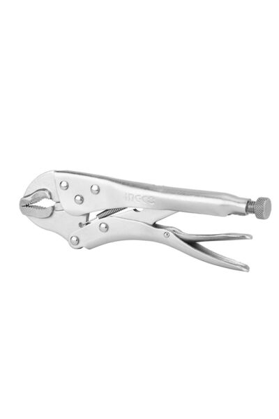 Ingco كماشة قفل ذات فك منحني HCJLW0210 كماشة قفل قابلة للتعديل شديدة التحمل للسيارات والميكانيكا