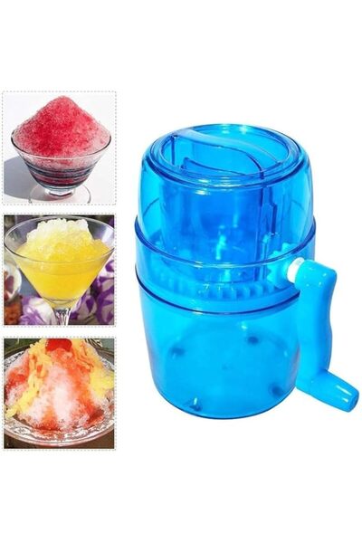 Generic ماكينة حلاقة الثلج اليدوية المحمولة 1 لتر، ماكينة تقطيع الثلج للأطفال...
