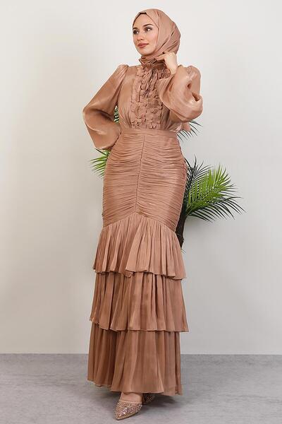 giz astore Şaheste Yoryo Abiye Sütlükahve