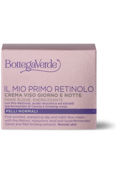 Bottega Verde Cremă de față energizantă de zi și de noapte cu Pro-Retinol pen...